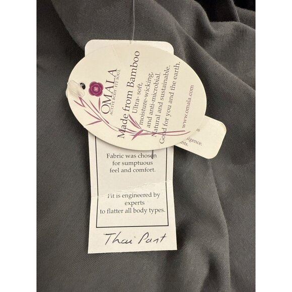 Omala For Boston Proper Women's Gray Wide Leg Pants With Tie Waist Size M - New - Picture 8 of 9